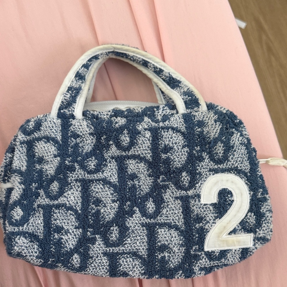 Dior Cloth Terry Bag -Blue